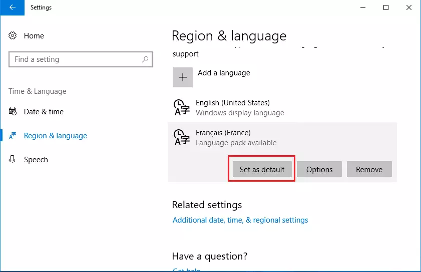 windows language settings 2