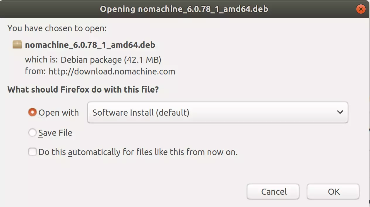 nomachine ubuntu install