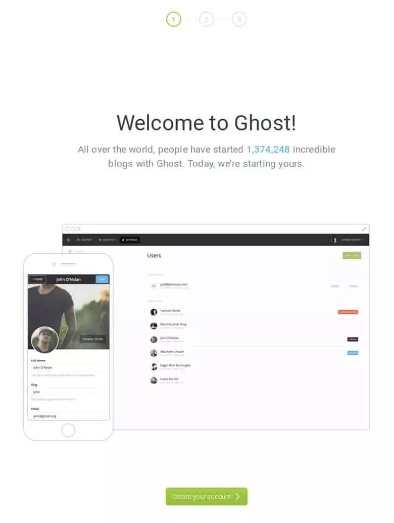 Ghost setup Ubuntu