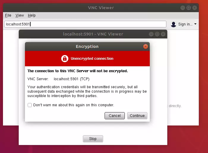 Ubuntu VNC server