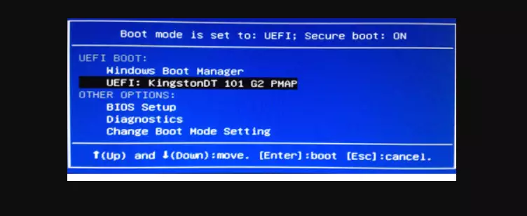 boot from usb boot menu
